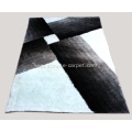 Polyester Silk Shaggy Blading Color Design Rug